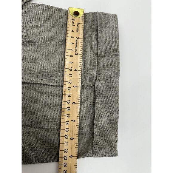 Claiborne Mens Dress Pants Size 38S Tan Pleated Pockets Rolled Hems - Picture 10 of 11